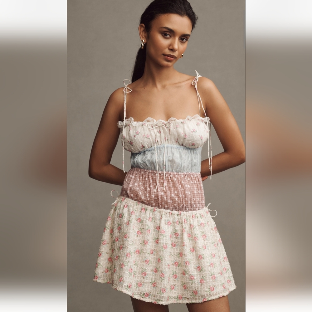 🍋For Love And Lemons Eula Mini Dress